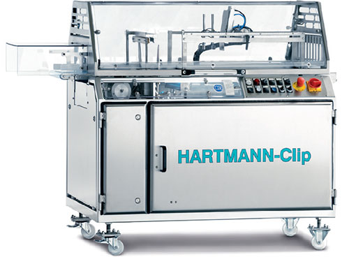HARTMANN - КЛІПСАТОР ДЛЯ КОМБІНАЦІЇ З ГОРИЗОНТАЛЬНО-ПАКУВАЛЬНИМИ МАШИНАМИ EC 104